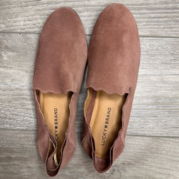 Lucky Brand Shoes - Lucky Brand Women's Canyon Rose Oiled Suede Shoes Like New Size 9